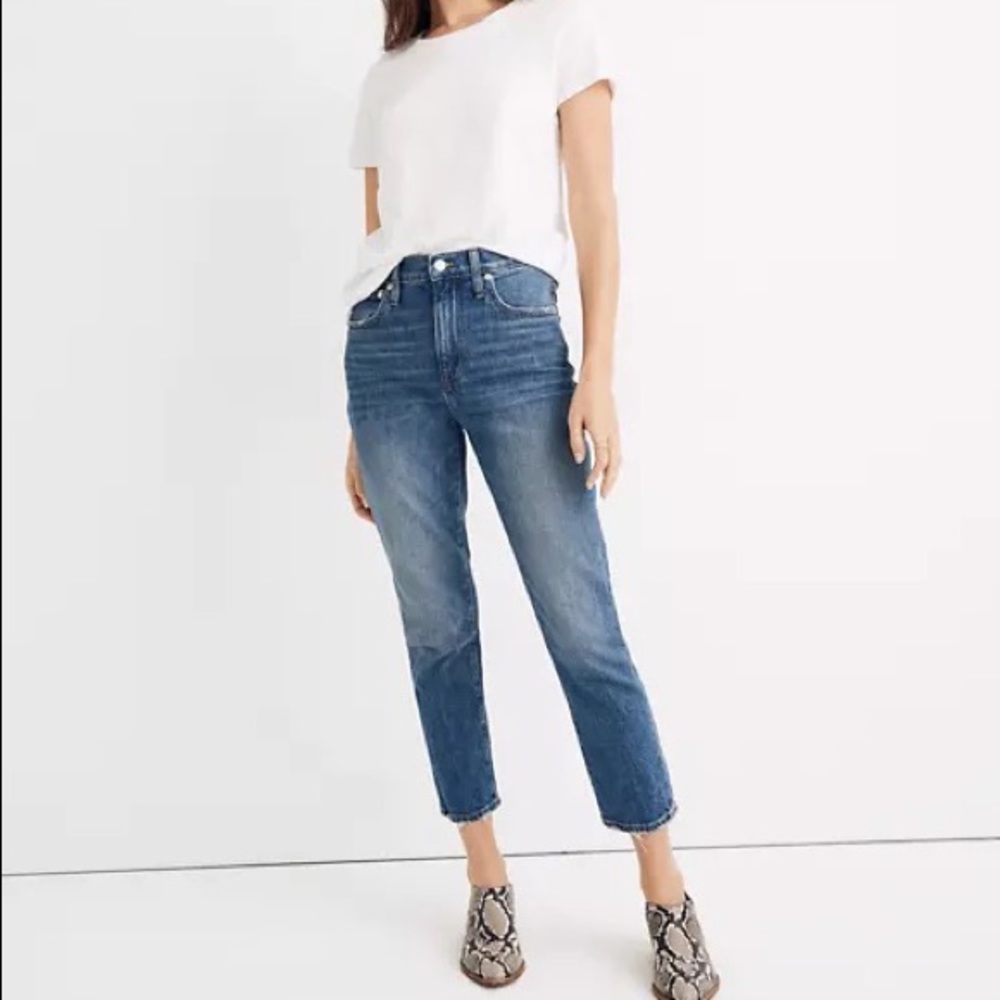 Madewell “Slim Cropped Boy-Jean” - 28T